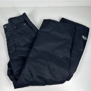 Boys The North Face Hyvent Pants Snowpants Windbreaker Black Size Large 14-16